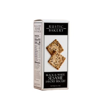 Black & White Sesame Savory Biscuit