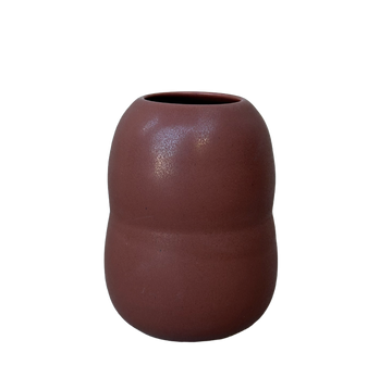 TQD Medium Porcelain Vase / Brick