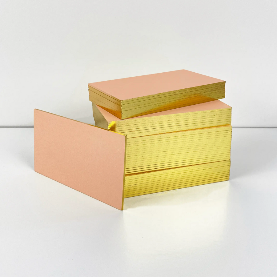 Business/Place Cards with Gold edging