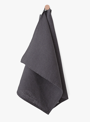 Linen Tea Towel / Charcoal