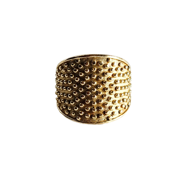 Studded Circle Ring size 7