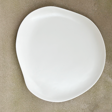 Moonlight Dinner Plate / White