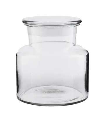 Glass Apothecary Storage with Lid
