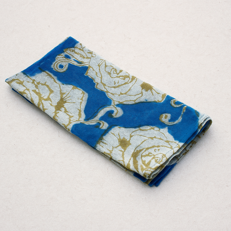 Rose Indigo Napkins (Set of 4)
