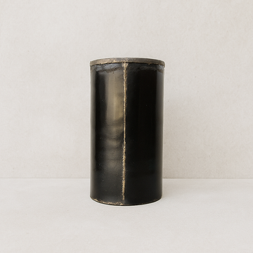 Black Iron Cylinder / Tall Black