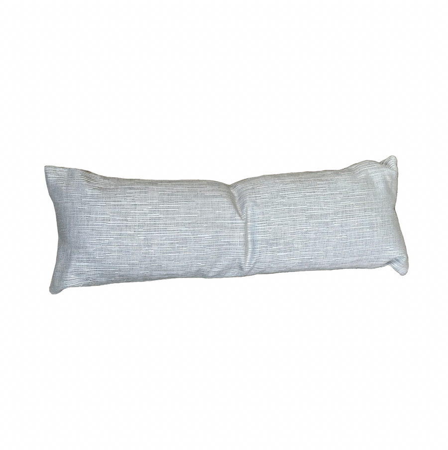 Long Striated Gray Lumbar / 34” x 12”