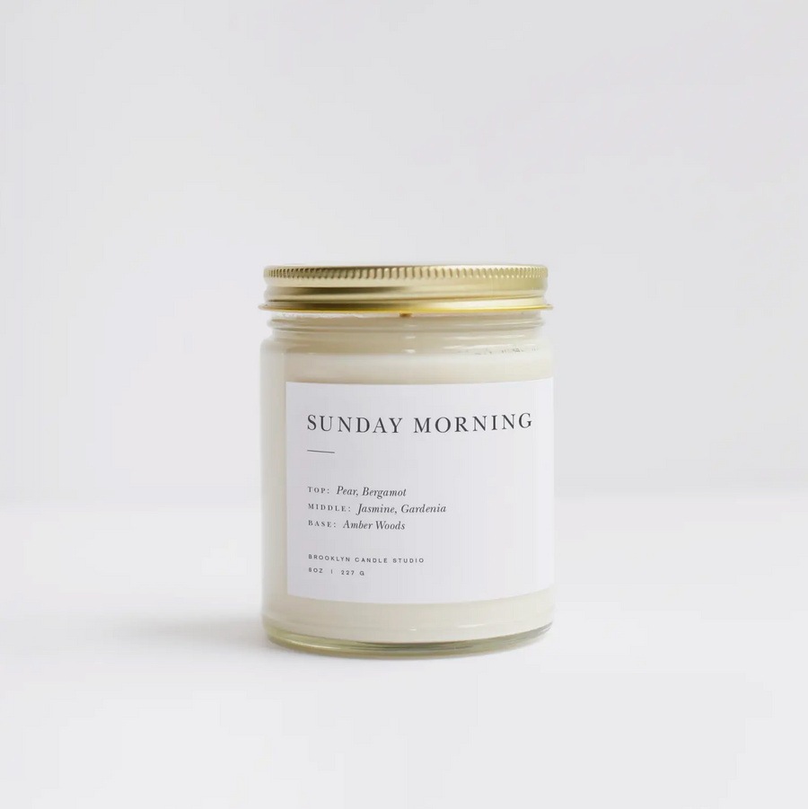 Sunday Morning Minimalist Candle