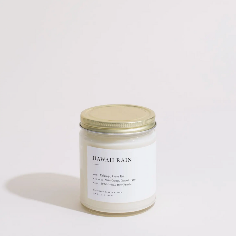 Hawaii Rain Minimalist Candle