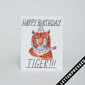 Tiger Side Eye Card