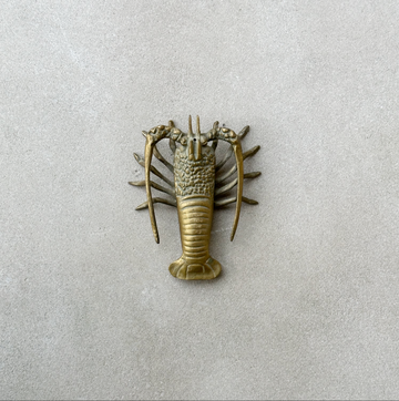 Vintage Brass Lobster
