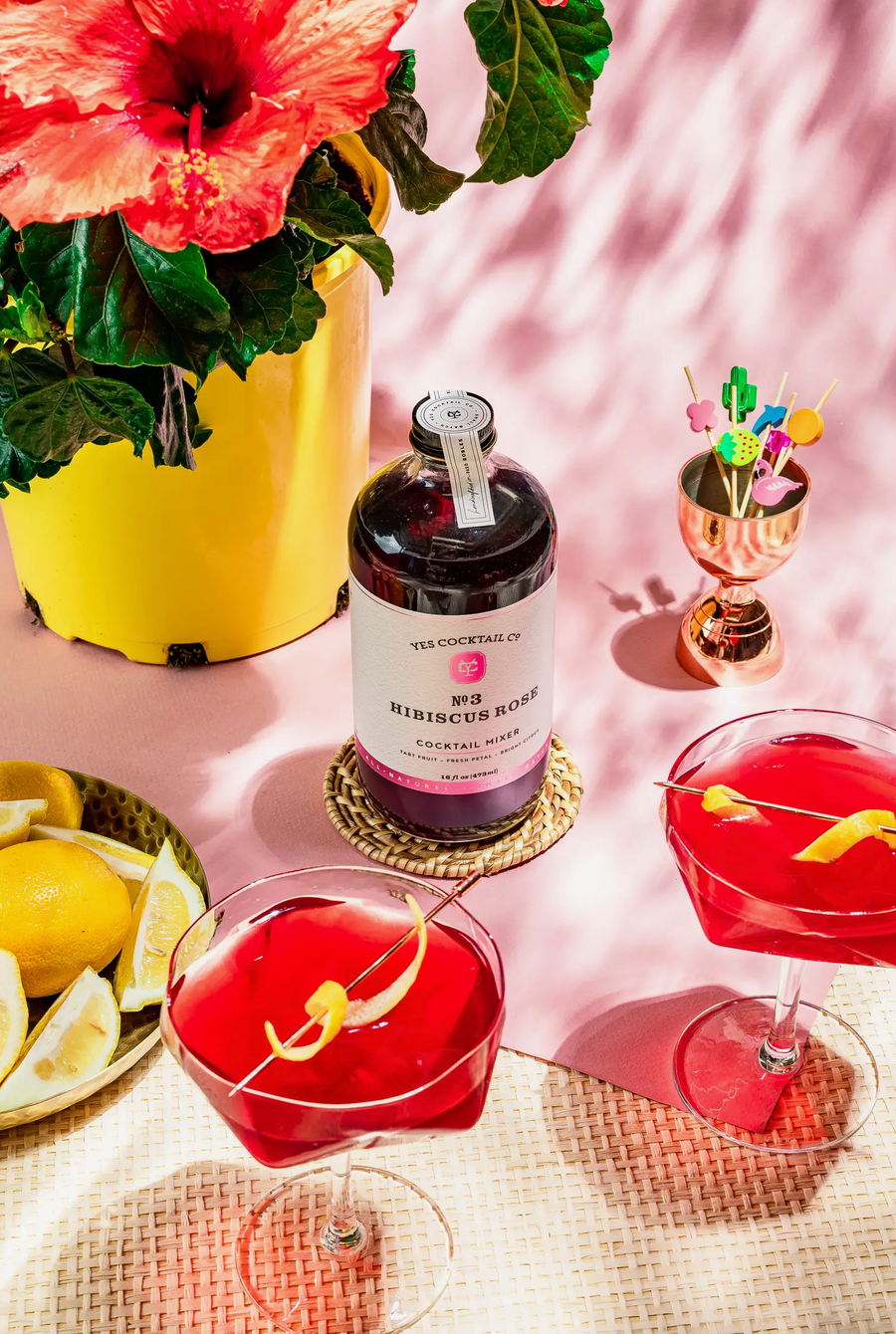 Hibiscus Rose Cocktail Mixer