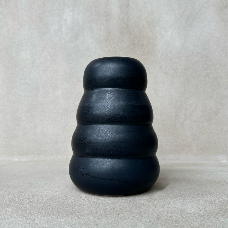 TQD Tall Porcelain Vase / Black