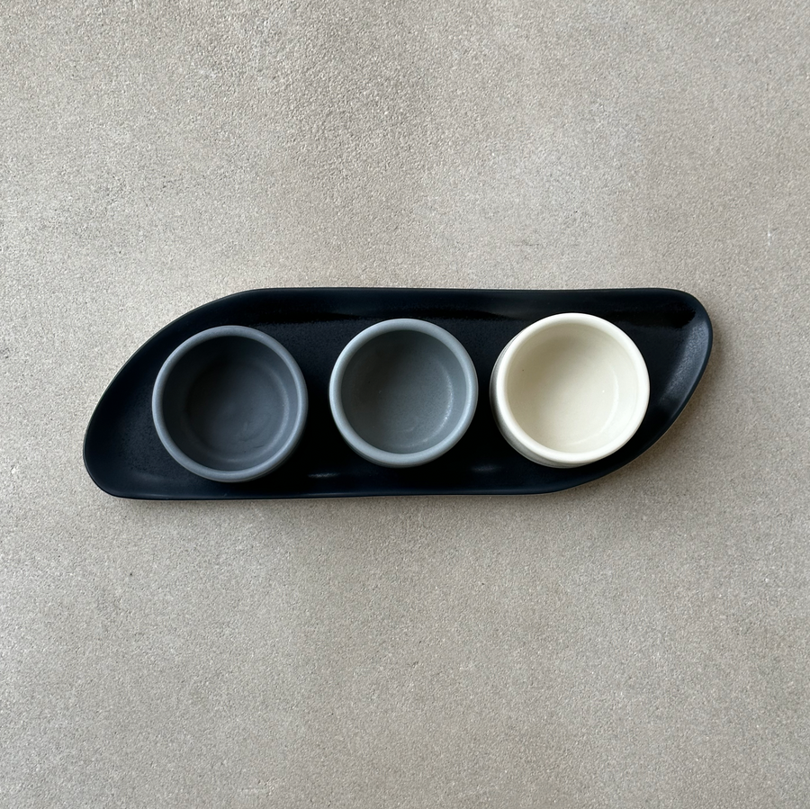 Condiment Set with Tray / Ombre