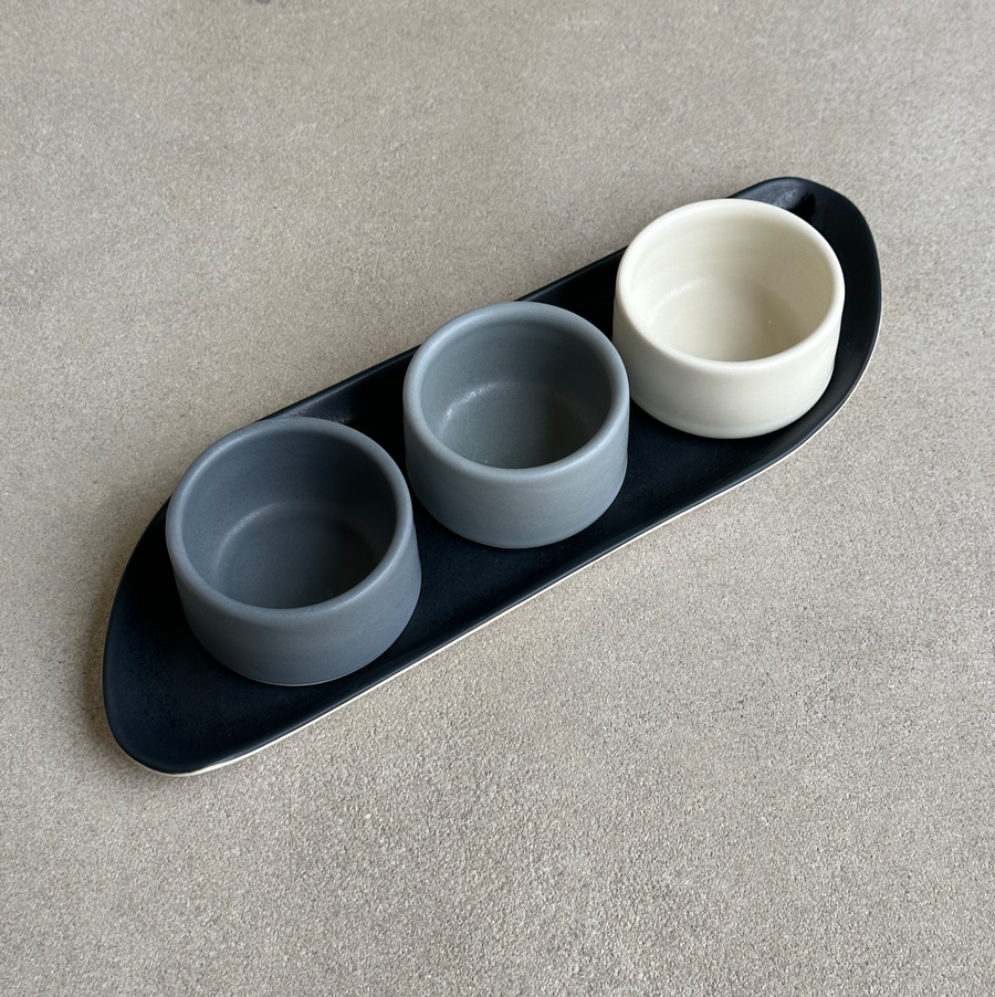 Condiment Set with Tray / Ombre
