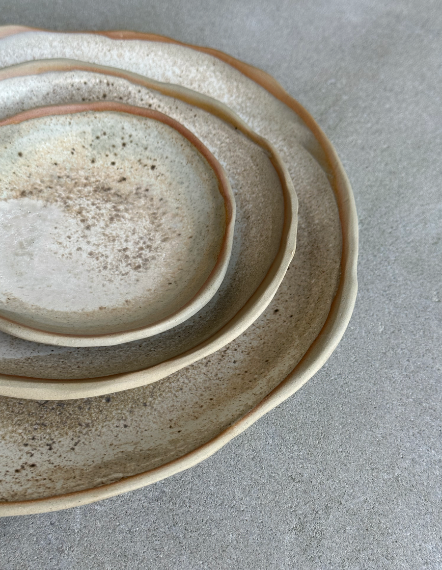 Laima STONEWARE NESTING TRAYS IN BEIGE