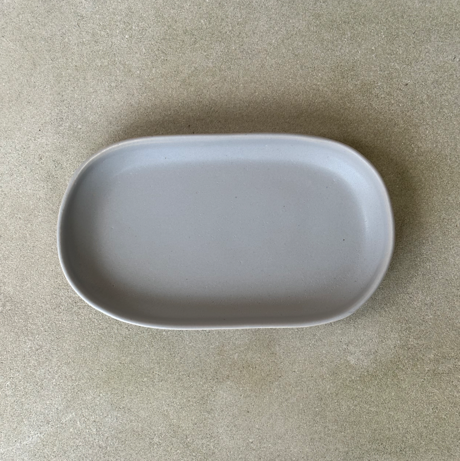Oval Tray / Grey