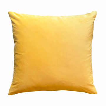 Yellow Velvet Pillow / 22