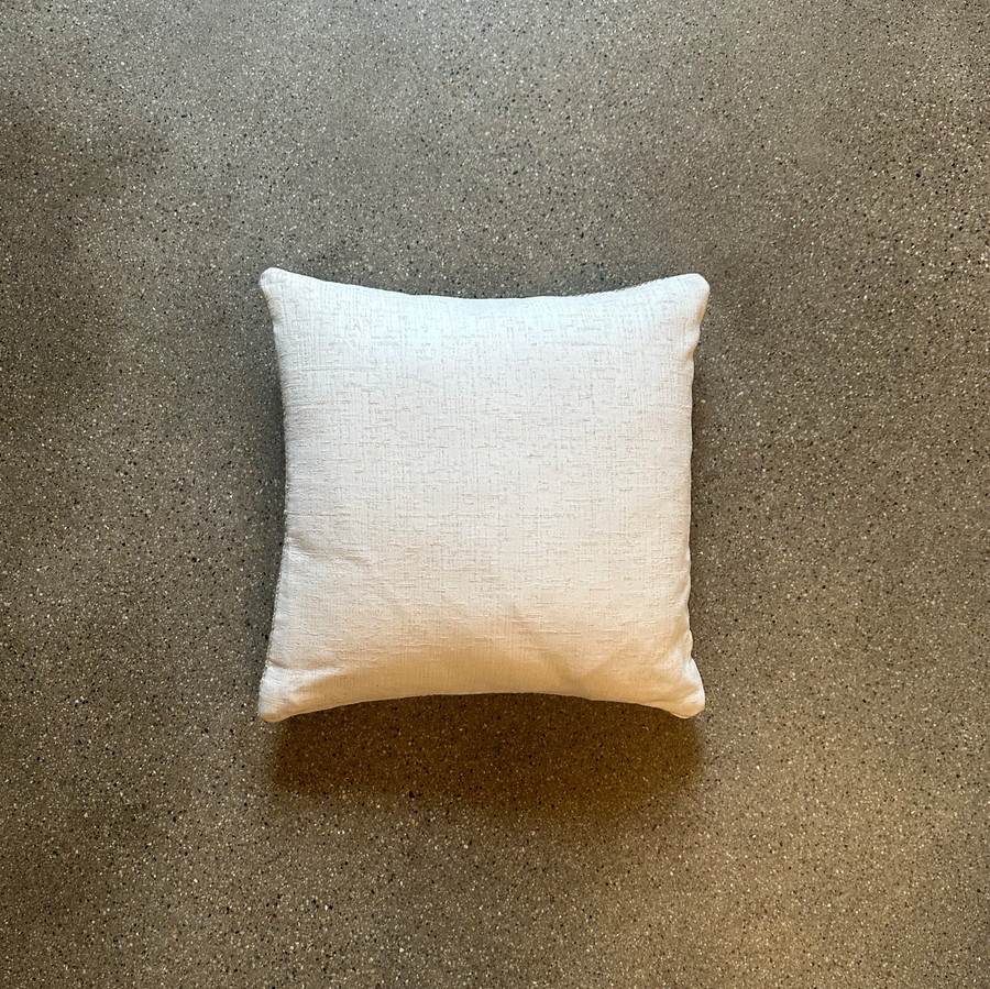 Textured Camel Weave Pillow / 18” x 18”