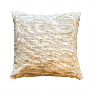 Textured Camel Weave Pillow / 18” x 18”