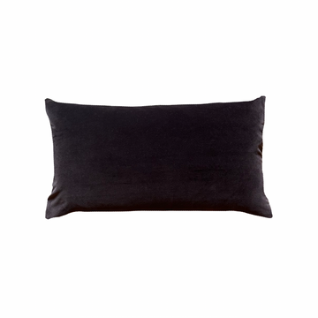 Dusty Lilac and Dk Chocolate Velvet Pillow / 24” x 14”