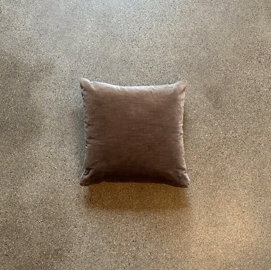 Bark Velvet Weave Pillow / 16” x 16”