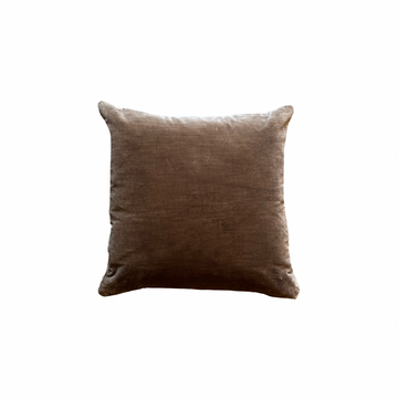 Bark Velvet Weave Pillow / 16” x 16”