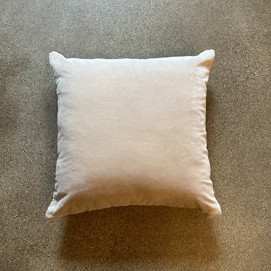 Khaki Velvet Pillow / 24