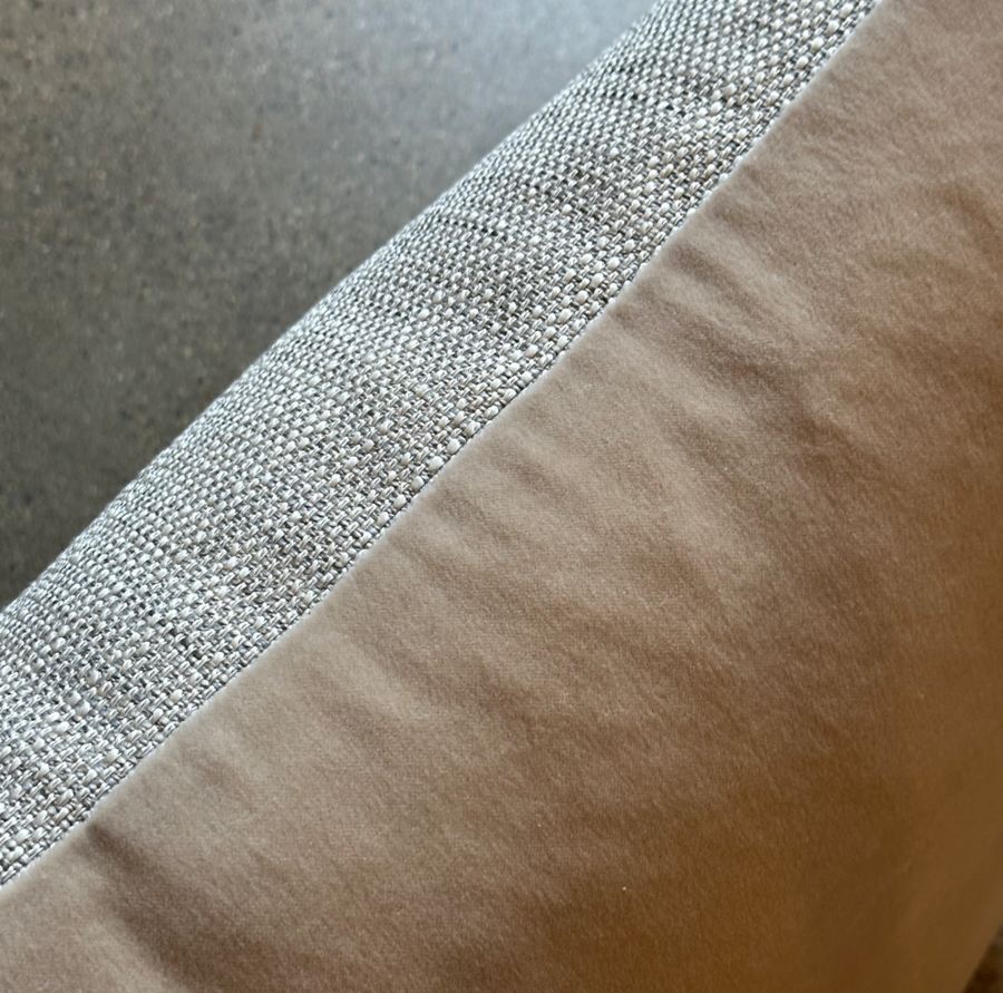 Khaki Velvet Pillow / 24