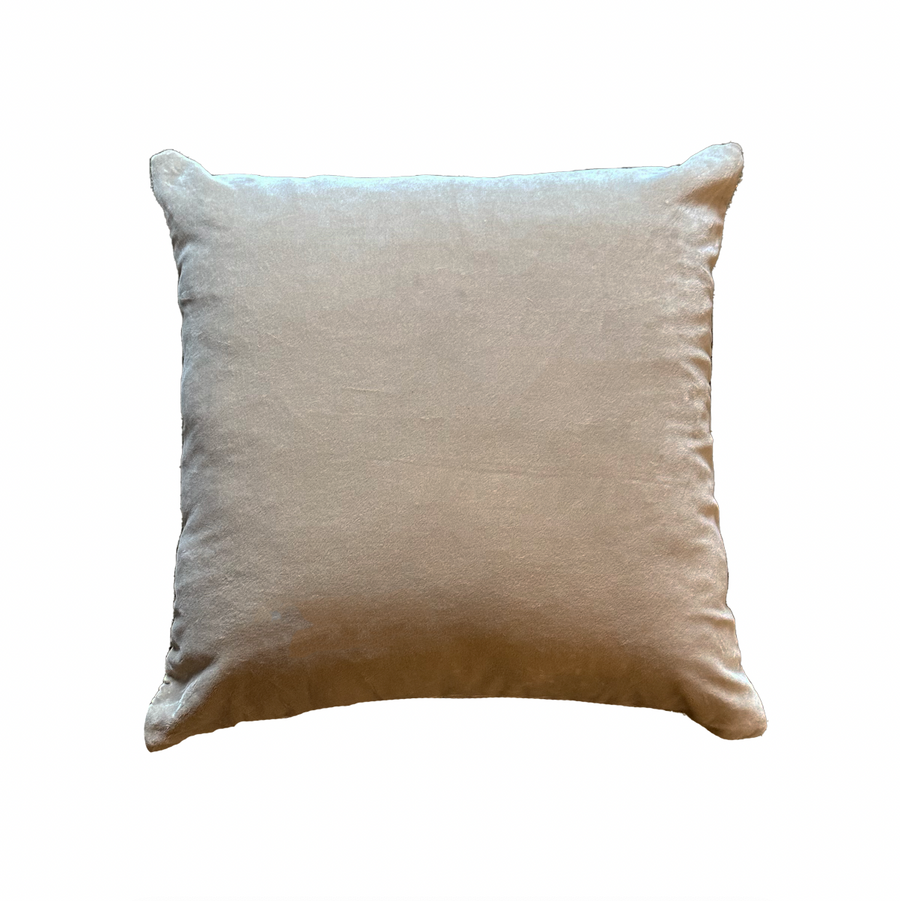 Khaki Velvet Pillow / 24