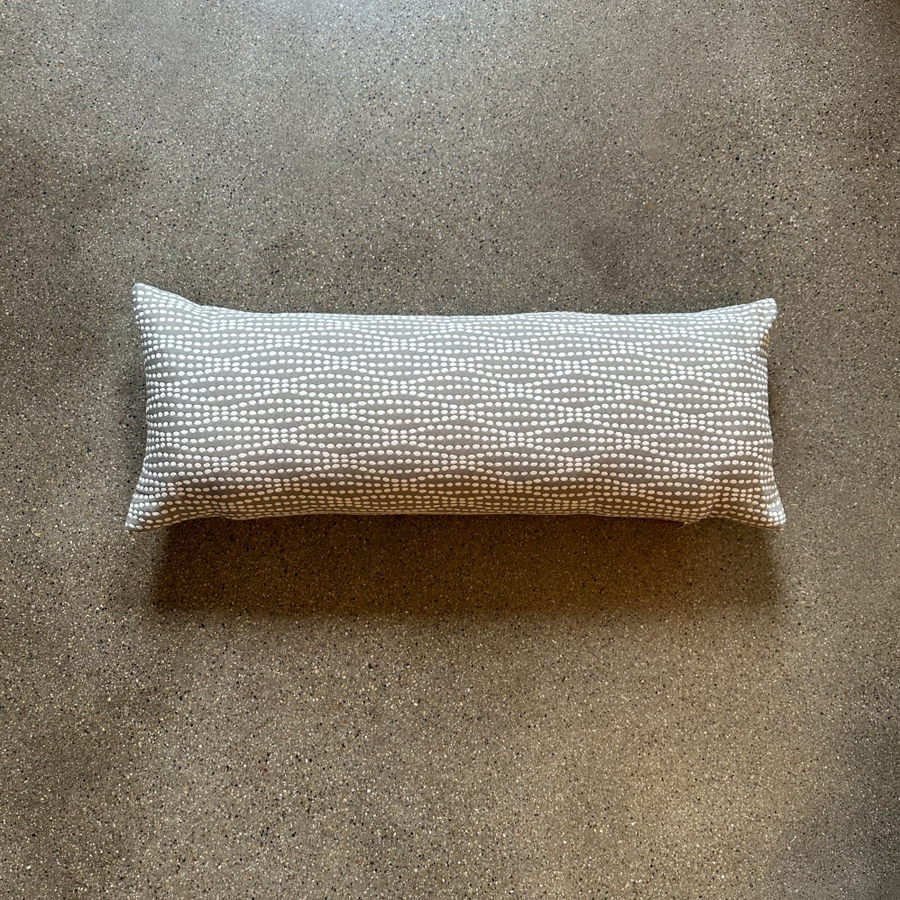 Dotted Stripe Long Lumbar / 32” x 12”