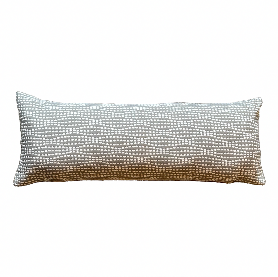 Dotted Stripe Long Lumbar / 32” x 12”