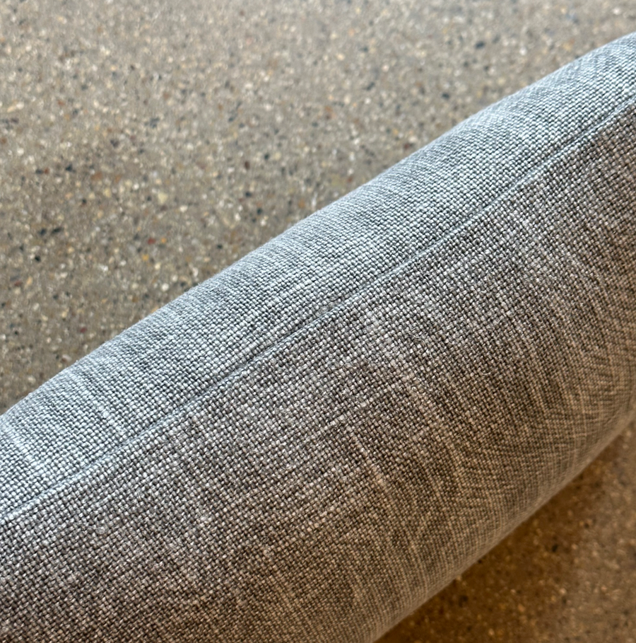 Grey Swirls Pillow / 16” x 10”