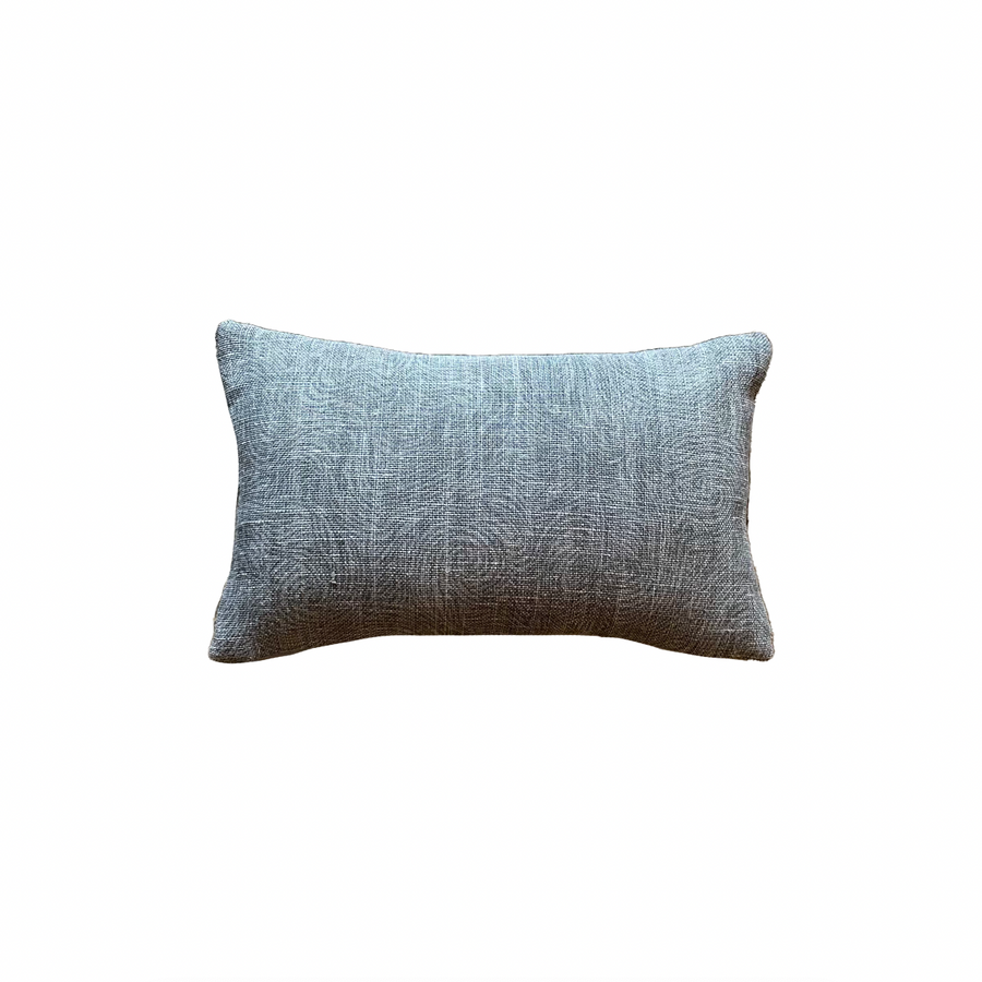 Grey Swirls Pillow / 16” x 10”