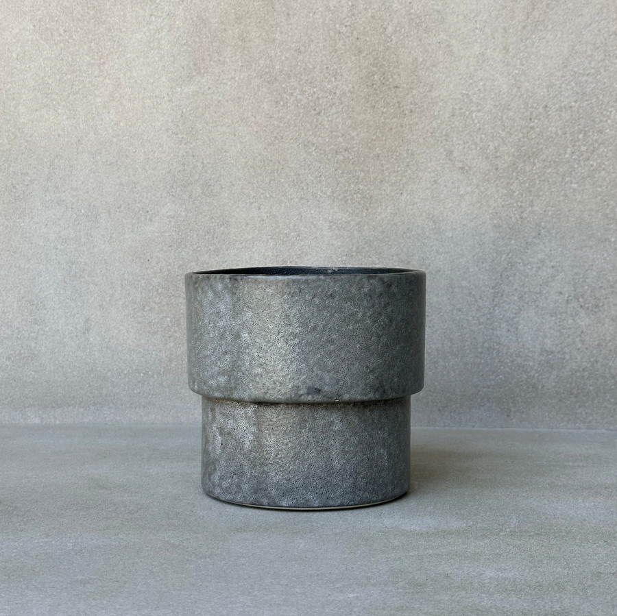 Grey Textured Planter