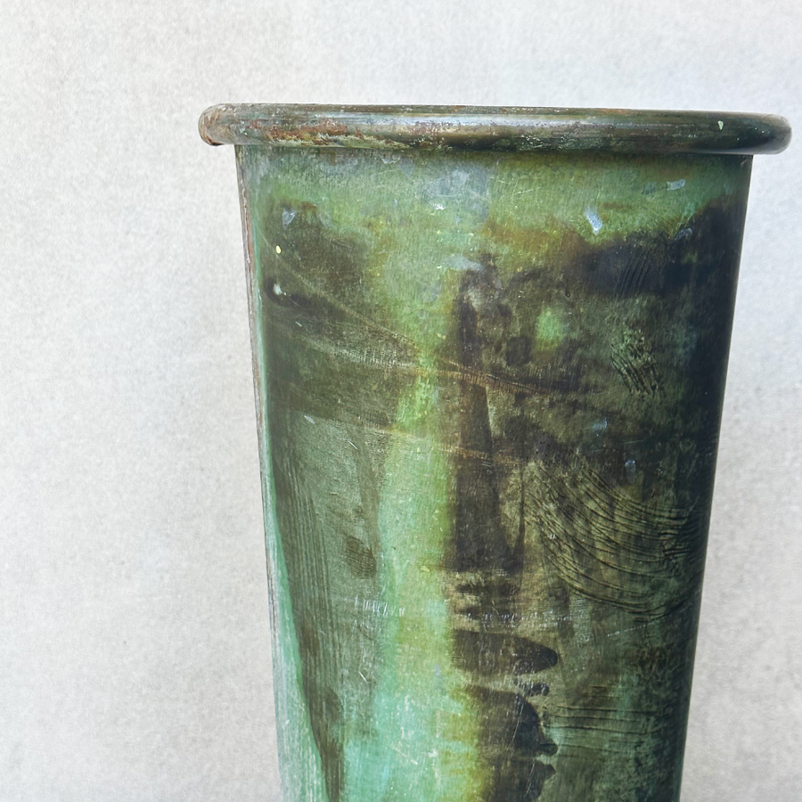 Vintage Zinc Flower Bucket