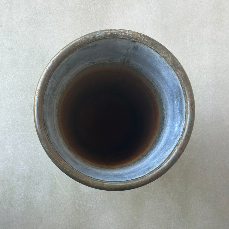 Vintage Zinc Flower Bucket