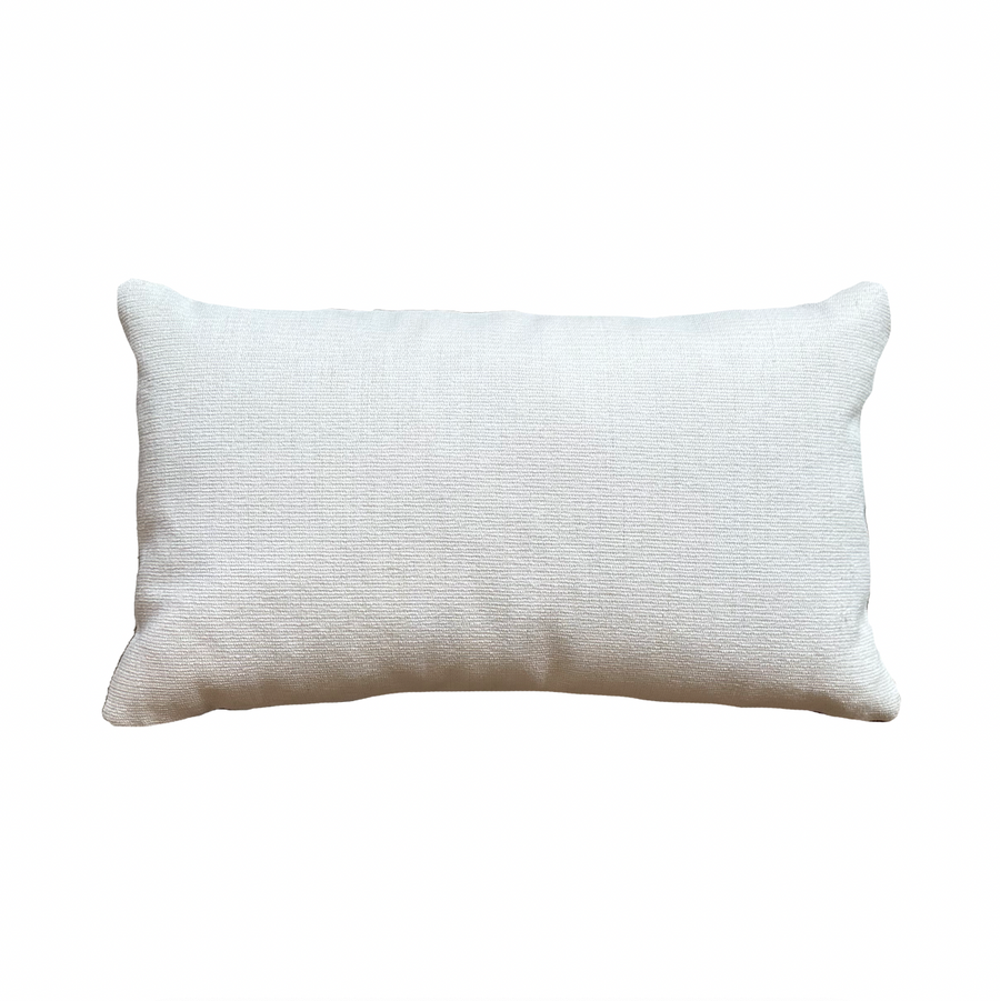 Magenta Rose Long Lumbar Pillow / 24” x 14”