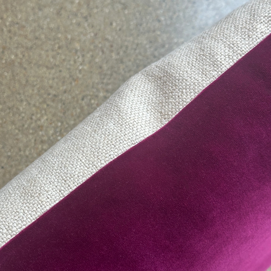 Magenta Velvet Pillow / 20