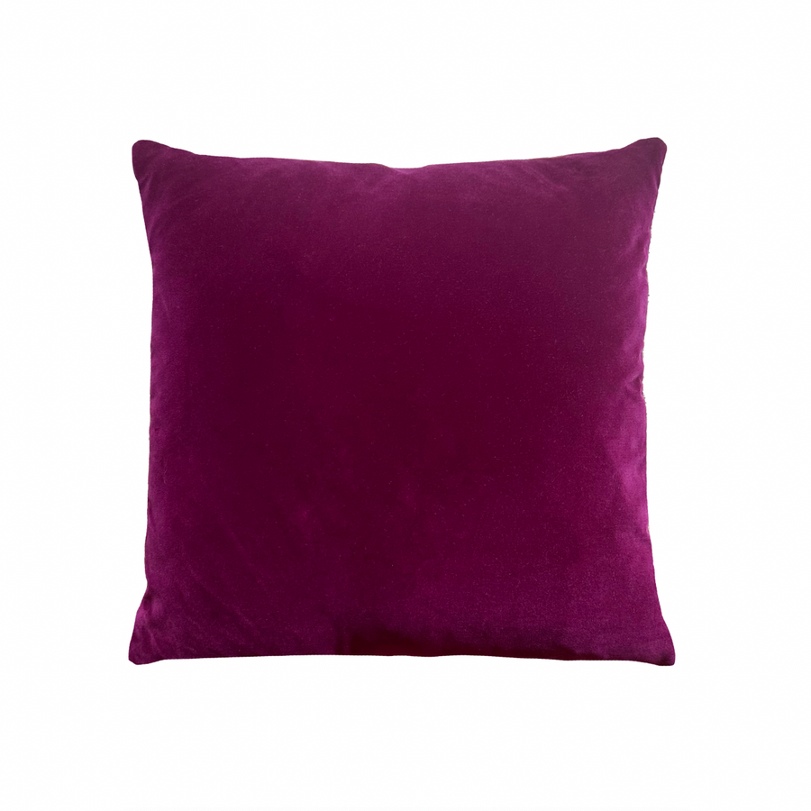 Magenta Velvet Pillow / 20