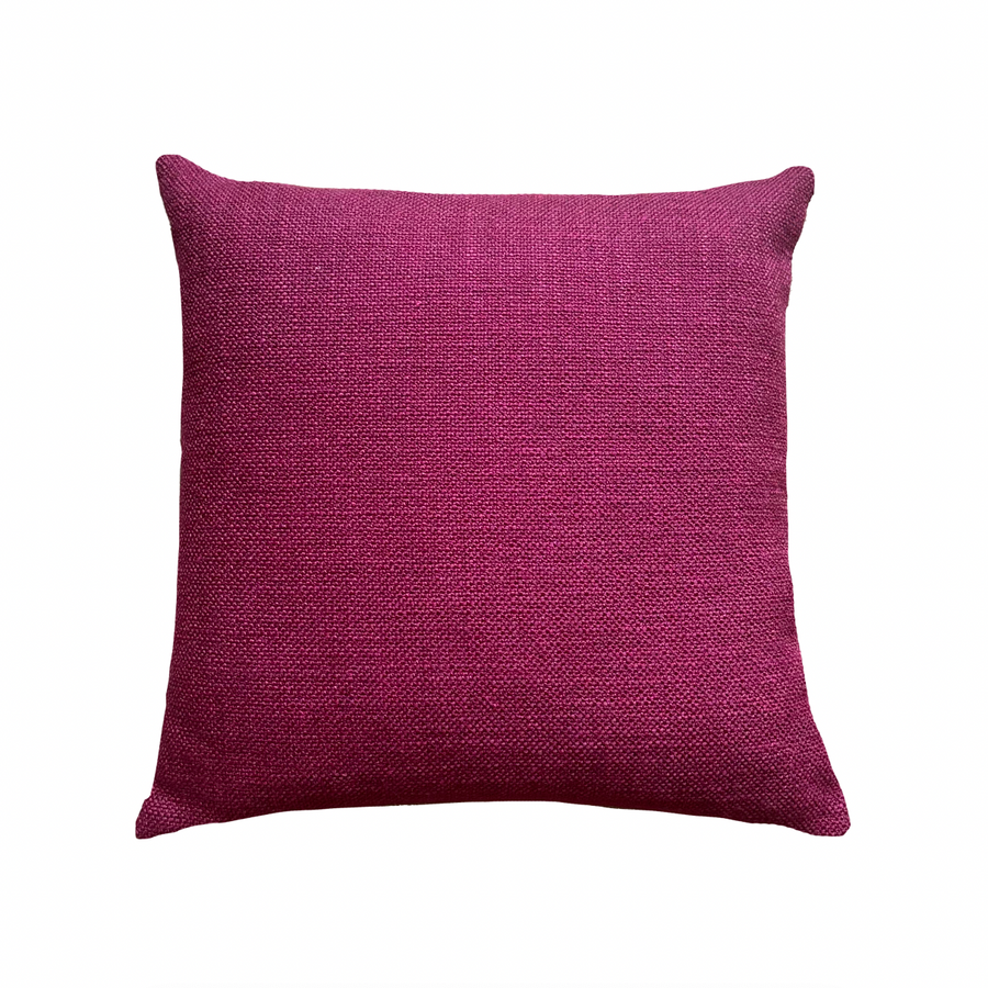 Magenta Rose Pillow / 22” x 22”