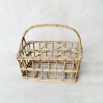 Vintage French Wine Bottle Caddy