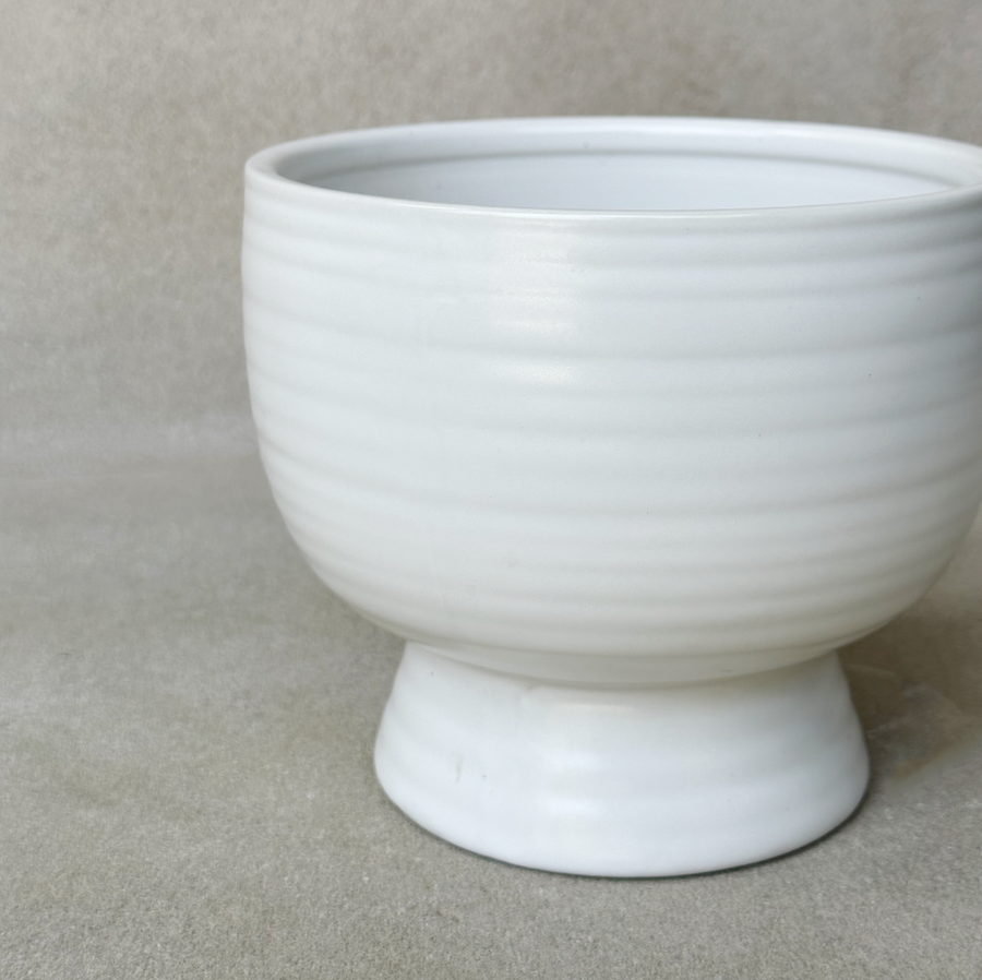 White Chalice Planter