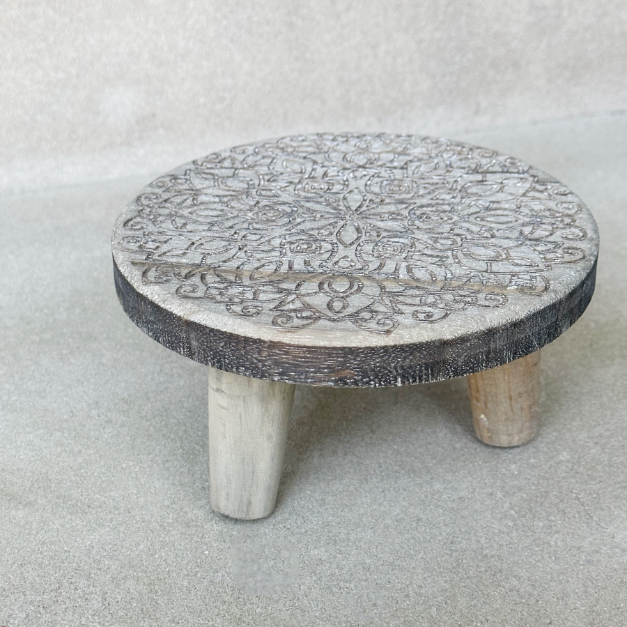 Etched Wood Riser