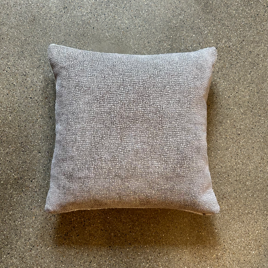 Brown Bubble Dot Weave Pillow / 20