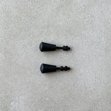 Black Cabinet Knobs / Set 2