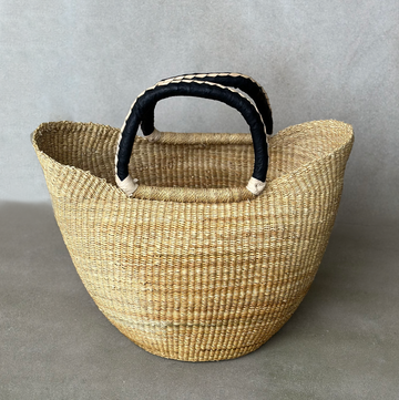 African Woven Market Basket