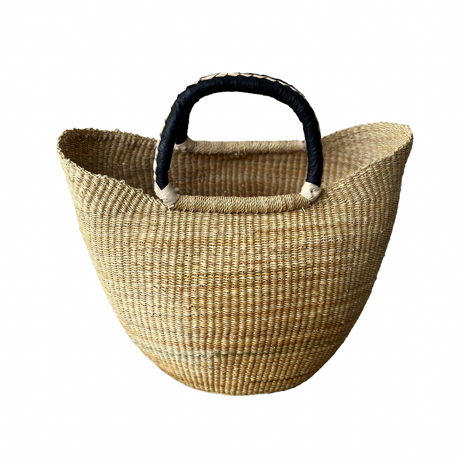 African Woven Market Basket