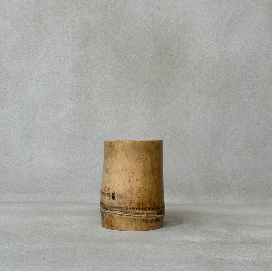 Vintage Bamboo Pencil Cup