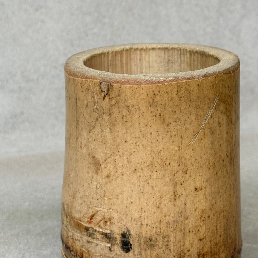 Vintage Bamboo Pencil Cup