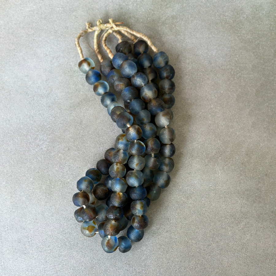 African Glass Beads - Earth